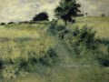 ピエール・オーギュスト・ルノワールの草原の風景